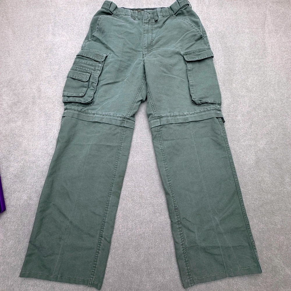 Vtg Boy Scouts of America Mens 30 Classic Green Convertible Cargo Uniform Pants